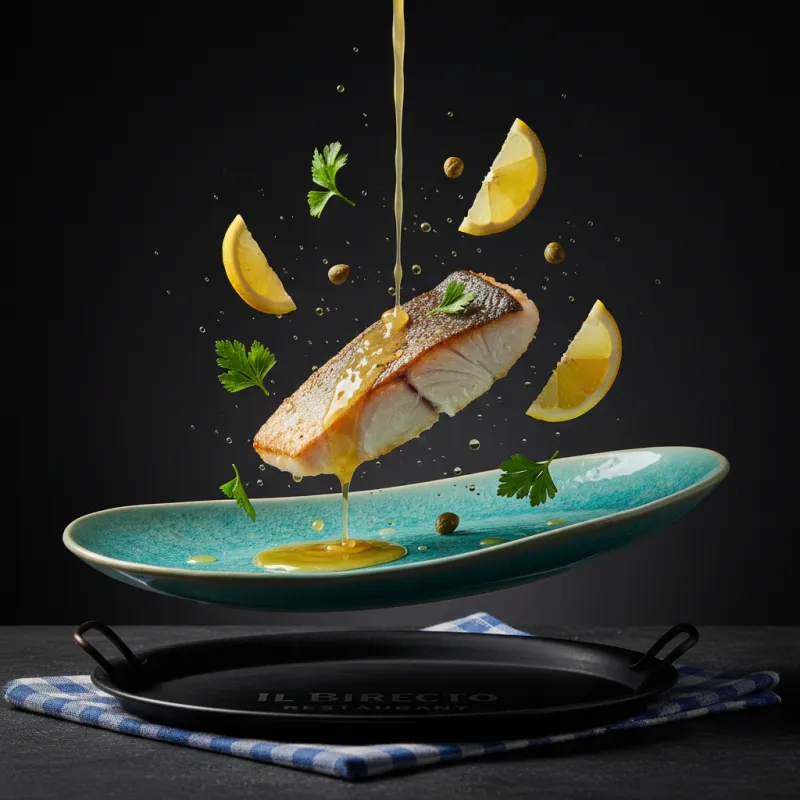 Trancio di Pesce in Salsa di Limone